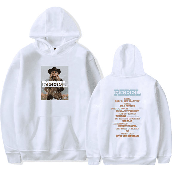 Anne Wilson Merch Hoodies Rebel New Album Hoodie Unisex Fashion Casual Sweatshirt Pullover Top Hooded