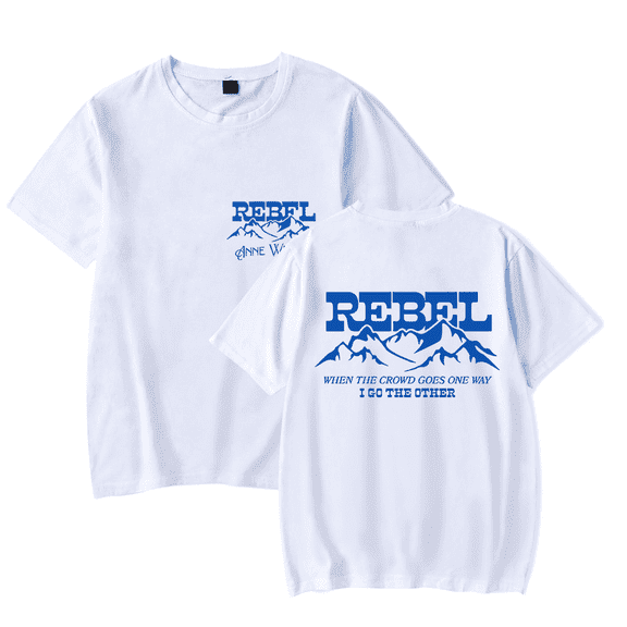 Anne Wilson Merch Rebel Blue Tee Unisex Fashion Country Music Short Sleeve Shirt Sweatwear Streetshirt Cool Summer T-Shirt