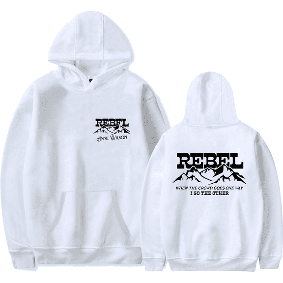 Anne Wilson Merch Rebel Hoodie Fashion Country Music Hoodies Men Women Sweatshirt Tracksuit Pullover Coat