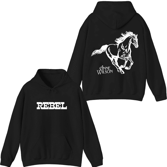 Anne Wilson Merch Rebel Hoodie Printed Hoodies Fashion Unisex Men Women Long Sleeve Pullover