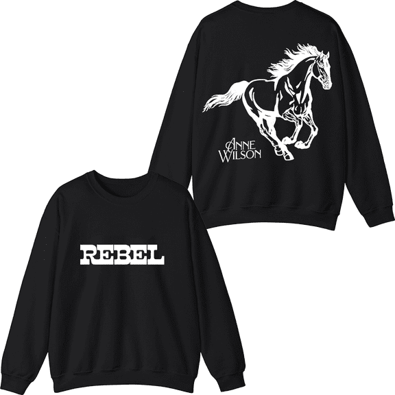 Anne Wilson Merch Rebel Sweatshirt Crewneck Fashion Unisex Men Women Long Sleeve Pullover