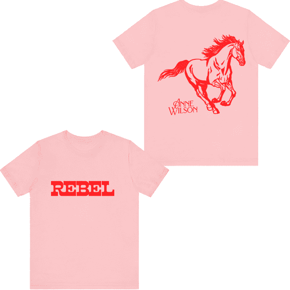 Anne Wilson Merch Rebel T-shirt Printed Shirt Unisex Men Women Tee Short Sleeve Top