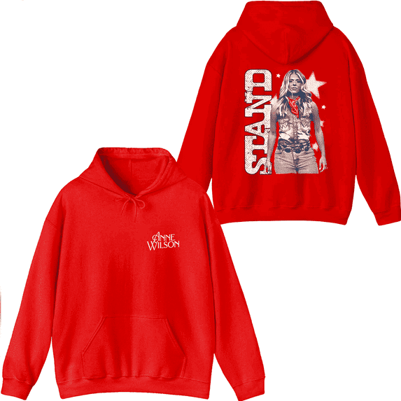 Anne Wilson Merch Stand Hoodie Fashion Hoodies Men Women Long Sleeve Sweatshirt Pullover Top