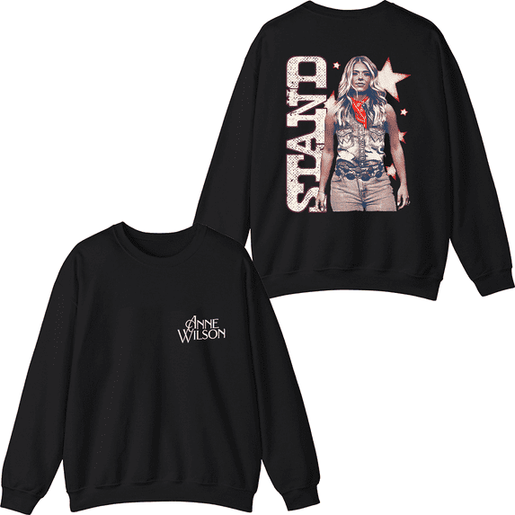 Anne Wilson Merch Stand Sweatshirt Crewneck Men Women Long Sleeve Hoodie Pullover Top