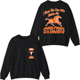 thumbnail image 1 of Anne Wilson Merch Strong Sweatshirt Crewneck Fashion Unisex Men Women Long Sleeve Pullover, 1 of 2