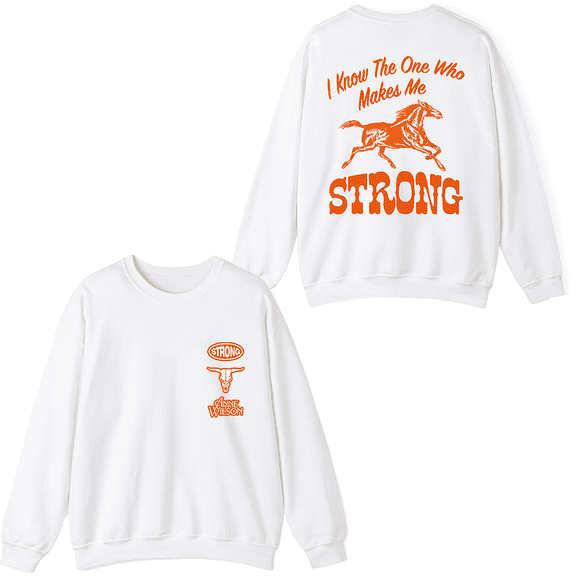 Anne Wilson Merch Strong Sweatshirt Crewneck Fashion Unisex Men Women Long Sleeve Pullover