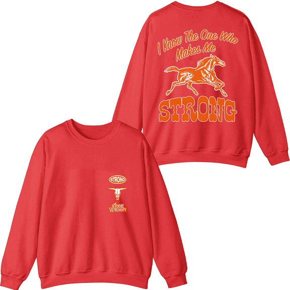 Anne Wilson Merch Strong Sweatshirt Crewneck Fashion Unisex Men Women Long Sleeve Pullover