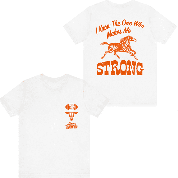 Anne Wilson Merch Strong T-shirt Printed Shirt Unisex Men Women Tee Short Sleeve Top