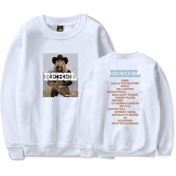 Anne Wilson Merch Sweatshirt Rebel New Album rewneck Fashion Unisex Men Women Tracksuit Pullover Coat Top Streetshirt