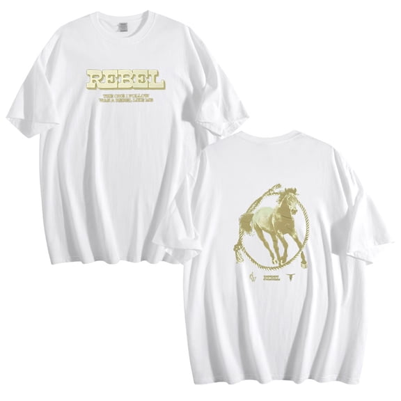 Anne Wilson REBEL Men/Women T-Shirt Summer Streetwear Harajuku Tshirt Shirt Short Sleeve