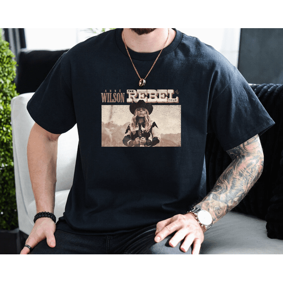 Anne Wilson Rebel Tour 2024 Country Concert Unisex T-Shirt, up to size 3XL.