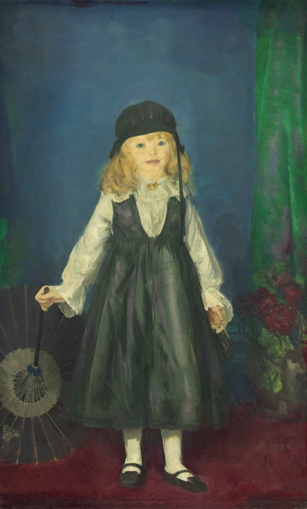 Anne With A Japanese Parasol Canvas Art - (18 x 24)