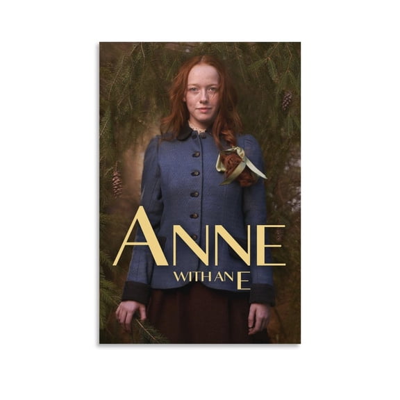 Anne With An E Poster Television Series Picture Print Wall Art Poster Painting Canvas Posters Artworks Gift Room Aesthetic 16x24inch(40x60cm)