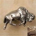 thumbnail image 1 of Anne at Home 378-3 Buffalo Facing Left Knob in Rubbed Bronze, 1 of 1