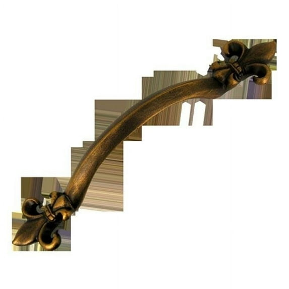 Anne at Home 558-3 Fleur De Lis 3 in. Center to Center Pull in Rubbed Bronze