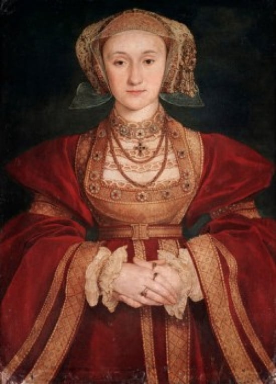 Anne of Cleves Hans Holbein the Younger 1(497-1543German) Muse du Louvre Paris Canvas Art - Hans Holbein (24 x 36)