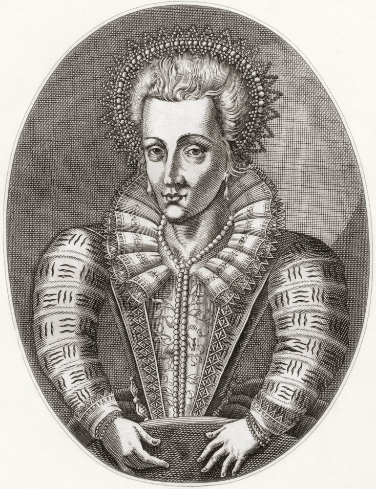 Anne of Denmark 1574 Canvas Art - Ken Welsh Design Pics (12 x 16)