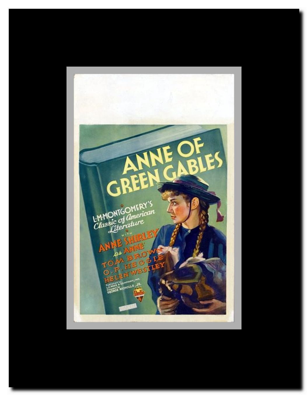 Anne of Green Gables Framed Movie Poster