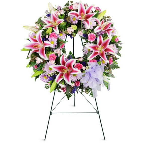 Anne's Flowers & Gifts Stargazer Sentiments Wreath