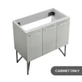 thumbnail image 1 of Annecy 36" Bathroom Vanity in Brushed Grey - Cabinet Only, 1 of 5