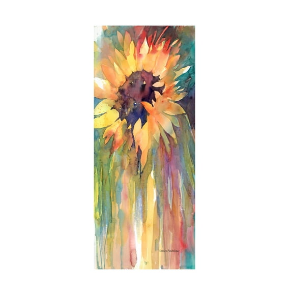 Trademark Fine Art Annelein Beukenkamp Rays Of Sun Canvas Wall Art - 8x19