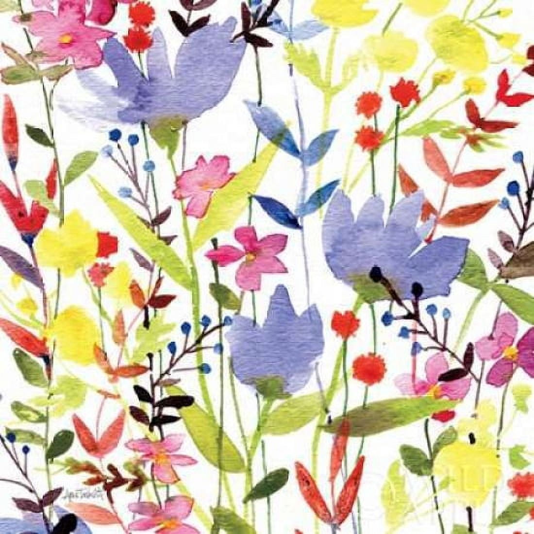 Annes Flowers Crop I Canvas Art - Anne Tavoletti (24 x 24)