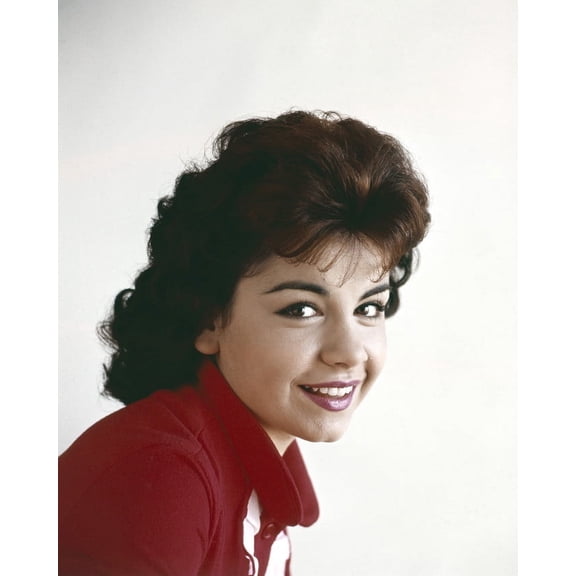 Annette Funicello Studio Portrait Smiling In Red Outfit 1960's 24X36 Classic Hollywood Poster
