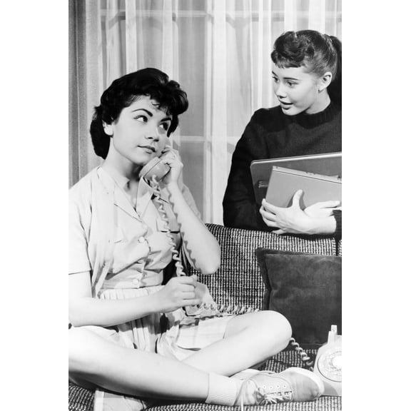 Annette Funicello on Vintage Telephone 24x36 Poster
