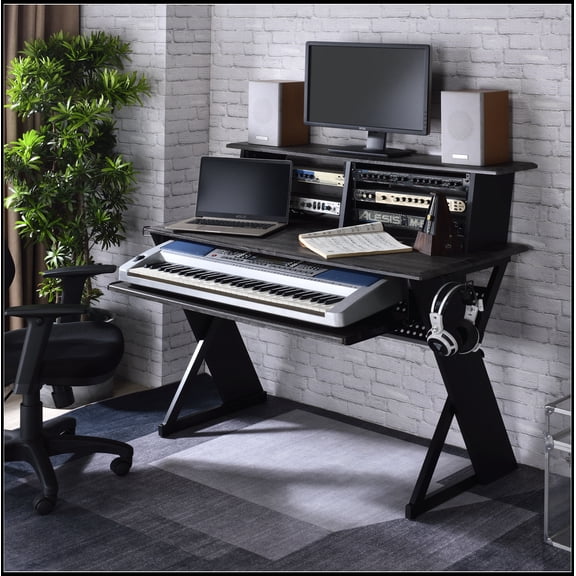 Annette Music Desk, Black Finish OF00991
