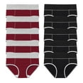 thumbnail image 1 of Annhoo 10PCS Cotton Underwear for Women Plus Size High Waist Color Block Traceless Panties Cozy Full Coverage Briefs, 1 of 4