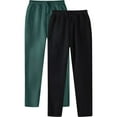 thumbnail image 1 of Annhoo 2PC Men's Lounge Sweatpants Straight Leg Elastic Waist Sports Trousers Drawstring Solid Color Soft Comfy Pants, 1 of 8