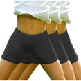 thumbnail image 1 of Annhoo 3 Pack Biker Shorts for Girls Seamless Low Rise Elastic Waisted Shorts for Under Dress Cotton Bottomings, 1 of 5