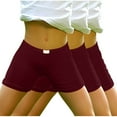 thumbnail image 1 of Annhoo 3 Pack Girl's Legging Shorts for Under Dress Cotton Seamless Elastic Waist Biker Shorts Summer Workout Yoga Shorts, 1 of 5