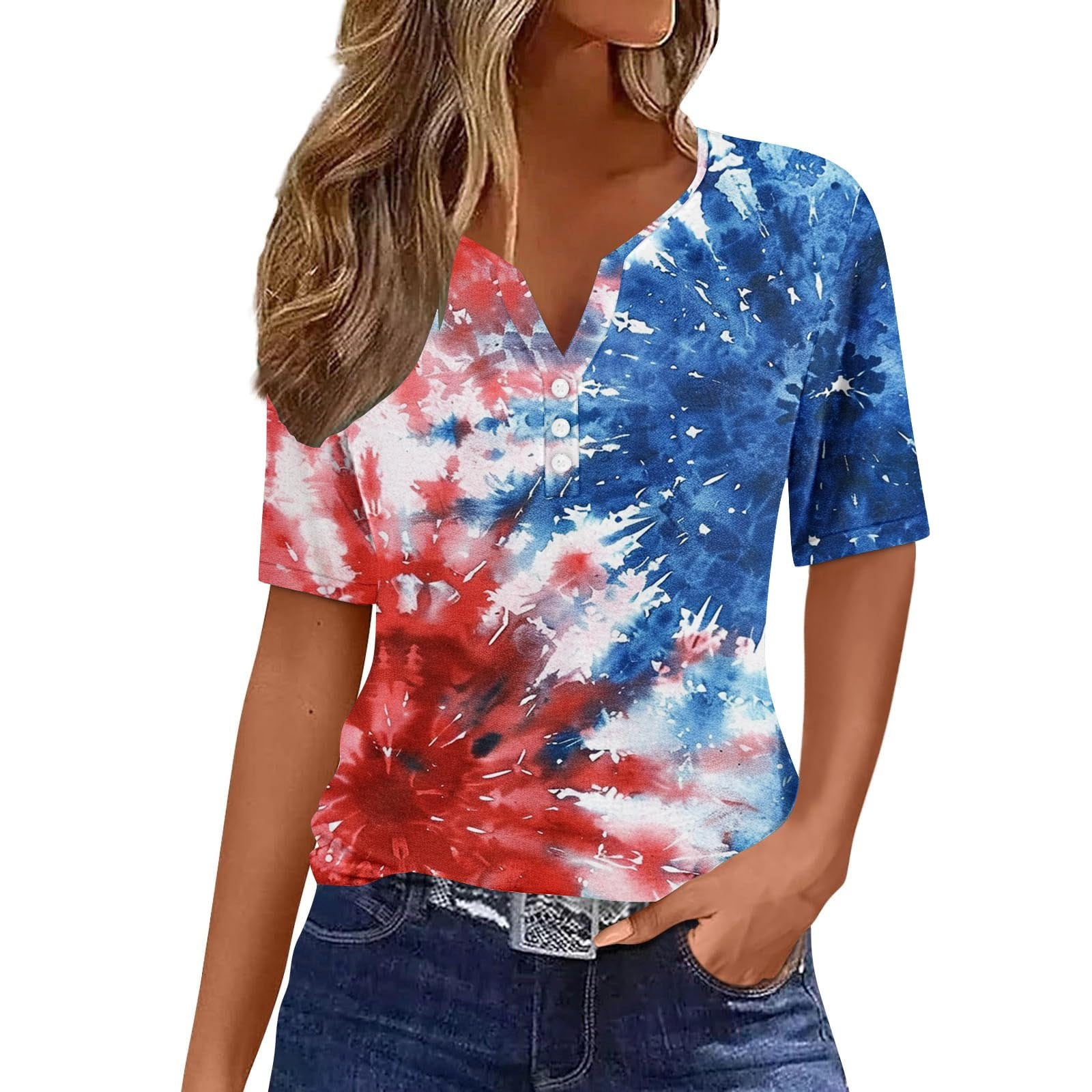 Just Peachy Women’s Graphic T-Shirt – Short Sleeve Casual Tee (Pink, Large)