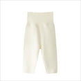 thumbnail image 1 of Annhoo Baby Boys Girls Leggings Winter Fleece Lined Tights Casual High Waist Warm Bottomd for Toddler Loungewear, 1 of 2
