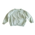 thumbnail image 1 of Annhoo Baby Girls Cardigan Sweaters Fall Trendy Hollow out Long Sleeve Jackets Toddler Casual Button Front Knitwear, 1 of 5