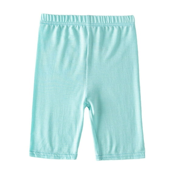 Annhoo Biker Shorts for Girls Summer High Waisted Yoga Short Leggings Casual Solid Color Shorts for Under Dresses