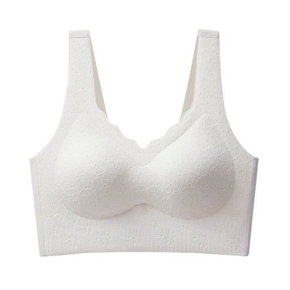 Annhoo Bras for Women No Underwire Comfy Full Coverage Bralettes Breathable High Support Liftup Underwear
