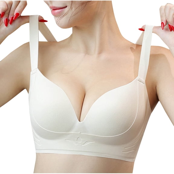 Annhoo Bras for Women No Underwire Wireless Push up Full Coverage Bralettes Adjustable Straps Comfy Everyday Bras