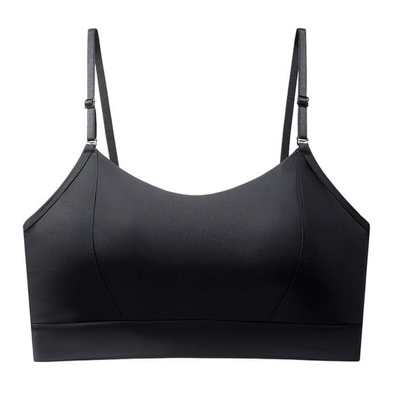 Annhoo Cami Bras for Women Plus Size Seamless Spaghetti Strap Underwear Cozy No Underwire Full Coverage Bras