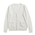 thumbnail image 1 of Annhoo Cardigan Sweaters for Women Long Sleeve Button down Knitwear Fall Casual Comfy Knit Outwear with Pockets, 1 of 3
