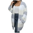 Annhoo Cardigan Sweaters for Women Plus Size Long Sleeve Open Front