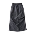 thumbnail image 1 of Annhoo Cargo Skirts for Women Drawstring Elastic Waist Midi Skirts Quick Dry Casual A Line Skirt with Pockets, 1 of 7