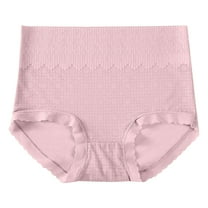 Annhoo Cotton Briefs for Women Elastic Breathable High Waist Underpants Seamless Comfy Panties Casual Boxers