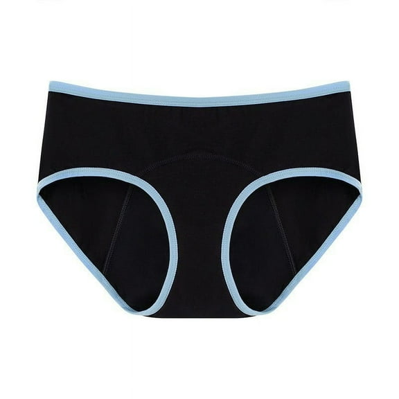 Annhoo Cotton Underwear for Women 3 Pack Plus Size Full Coverage Period Panties Casual Mid Waisted Briefs