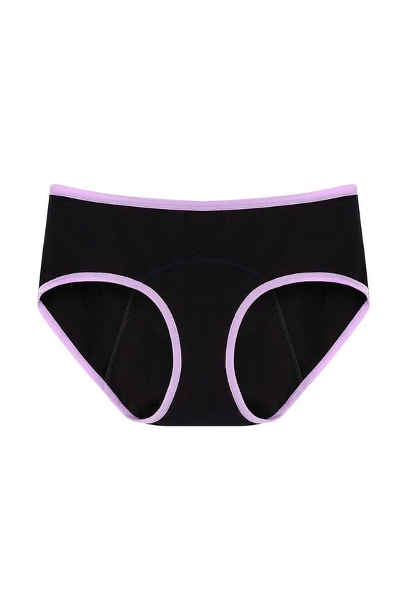 Cotton Underwear for Women 3 Pack Plus Size Full Coverage Period Panties Casual Mid Waisted Briefs