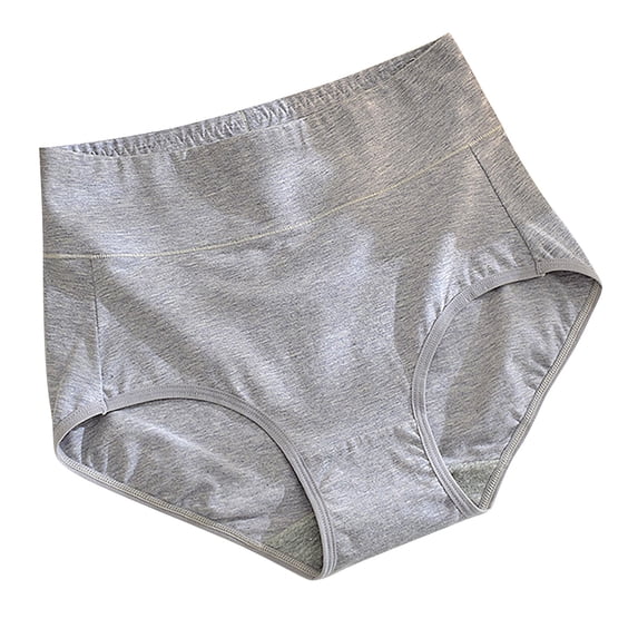 Annhoo Cotton Underwear for Women Casual High Waist Seamelss Everyday Panties No Show Full Coverage Briefs