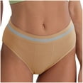 thumbnail image 1 of Annhoo Cotton Underwear for Women Comfort Breathable Mid Waisted Everyday Briefs Ladies Full Coverage Panties, 1 of 8