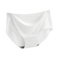 thumbnail image 1 of Annhoo Cotton Underwear for Women Seamless Solid Full Coverage Everyday Briefs Ladies Breathable No Show Panties, 1 of 2