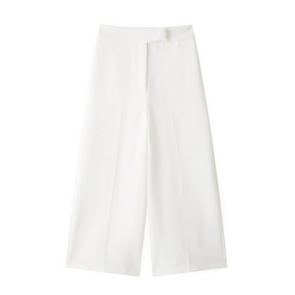 Annhoo Dress Pants for Women High Waist Loose Wide Leg Trousers Elegant Business Office Lounge Palazzo Pants